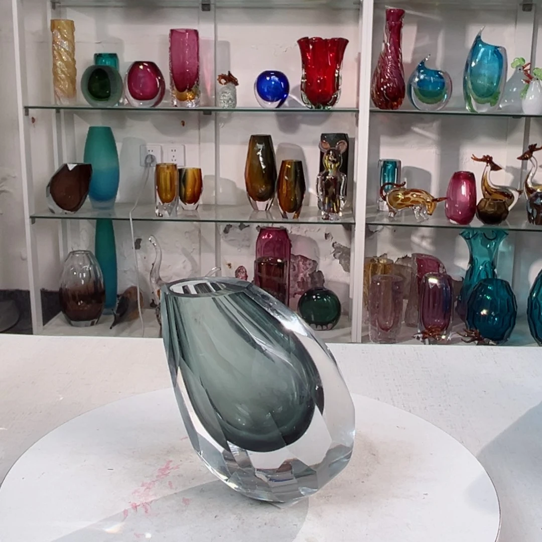 13 高轻奢琉璃花器福利正常手工痕迹