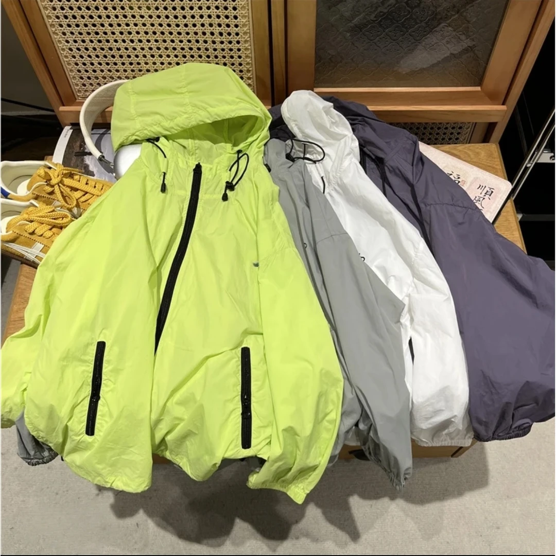 儿童透气防晒衣外套童装25夏装韩版时尚连帽夏季户外男女童空调衫