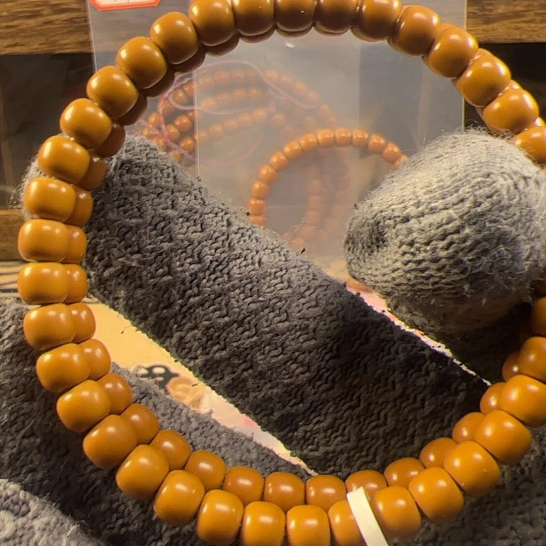 手串橄榄核老挝核尖单圈手串6.0mm