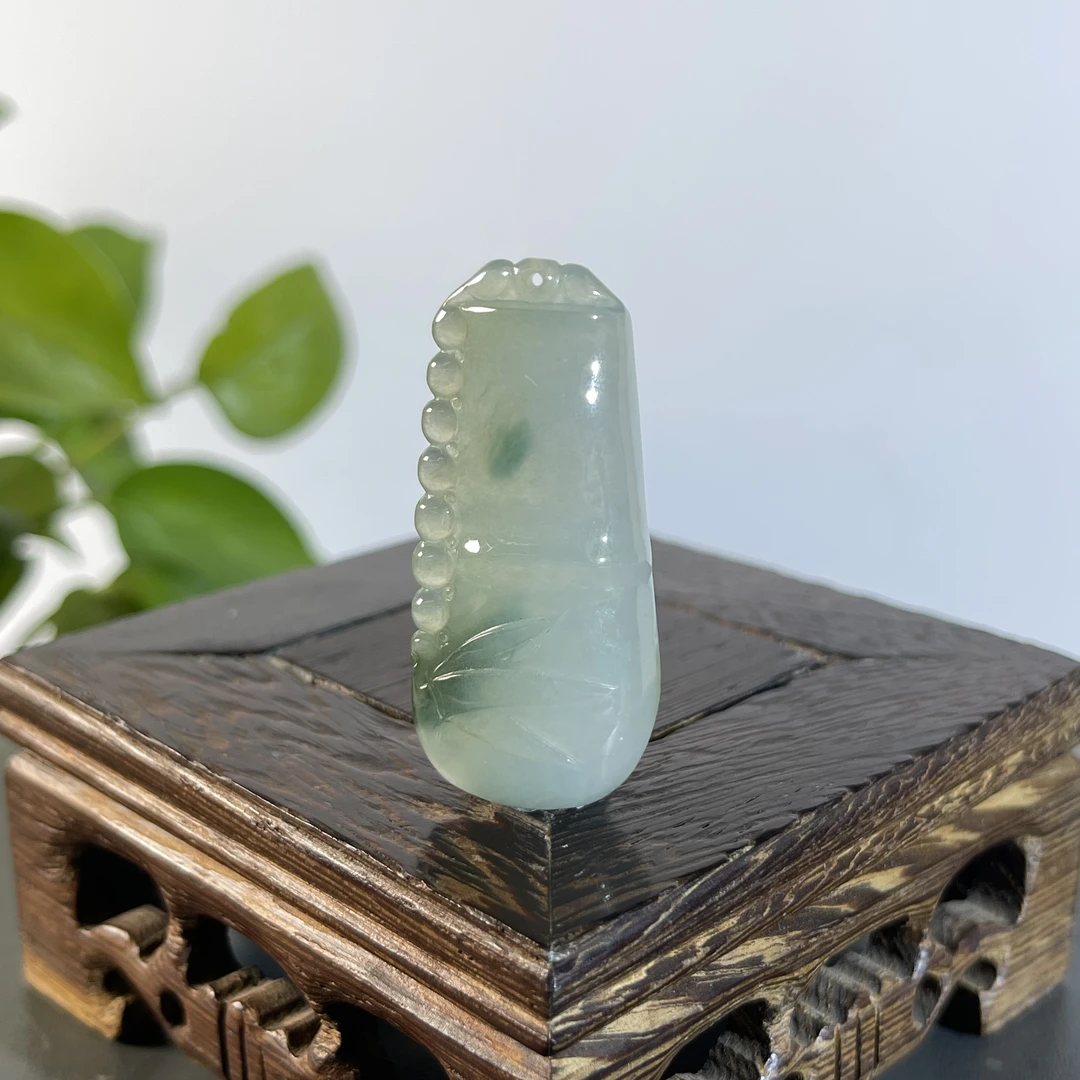 JSB01-54  天然缅甸A货翡翠  节节高升