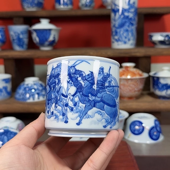 杯上**氷现代景德镇陶瓷杯