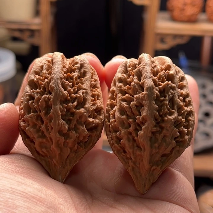 机***合文玩核桃把件楸大胖97