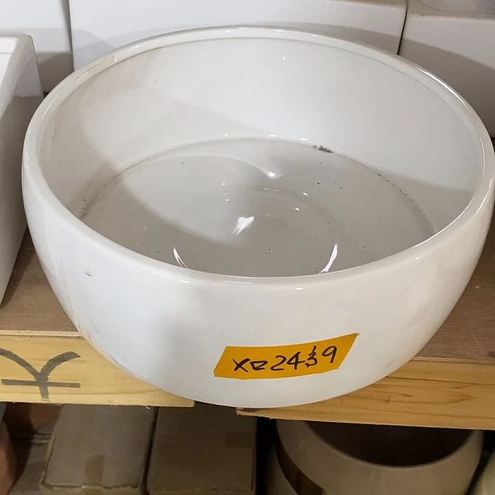 摆件陶盆有孔 微瑕介意勿拍