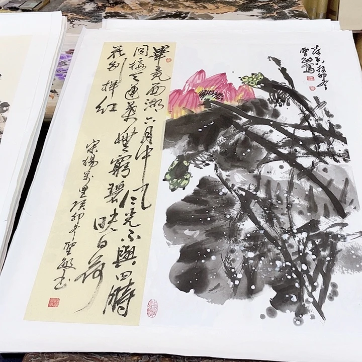 国画张圣敏先生纯手绘作品