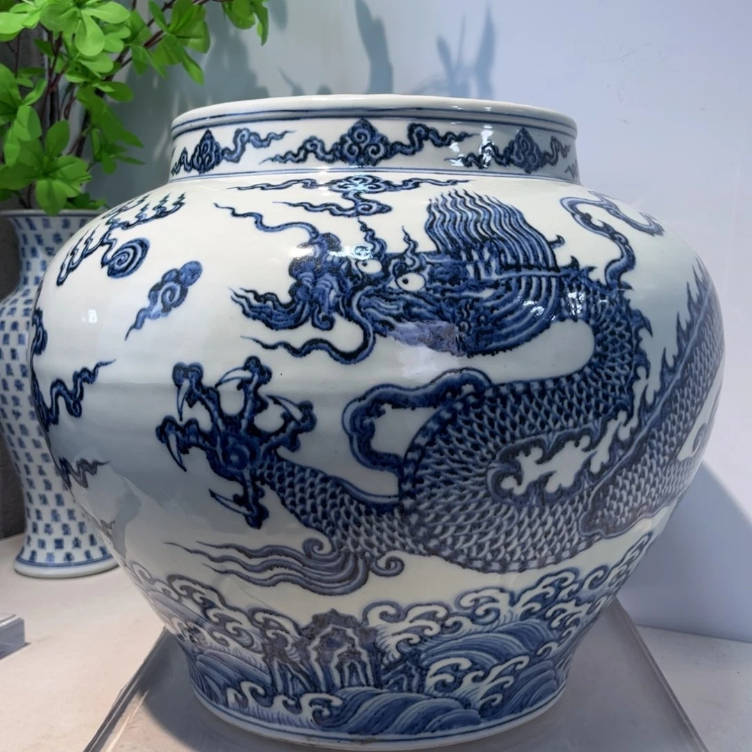 多***多摆件瓷器工艺品摆件青花