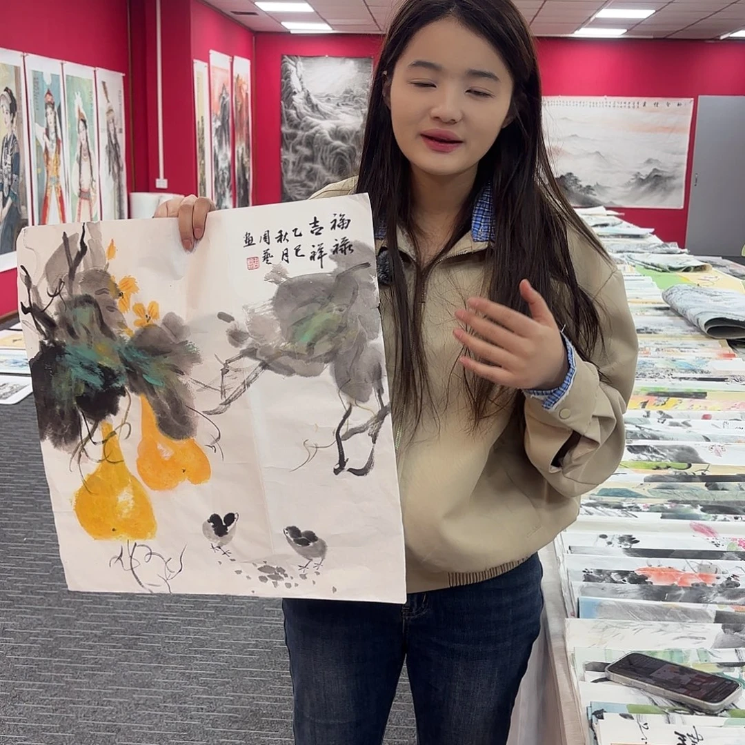 国画国画作品纯手绘