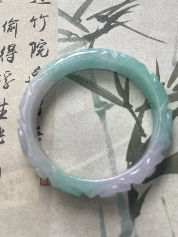 W1997➕五四缅甸翡翠手镯
