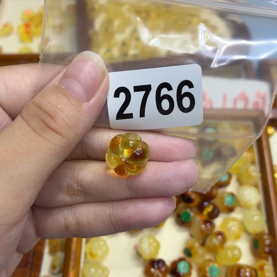 琥珀未镶嵌毛衣链