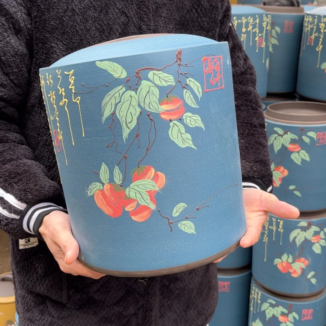 茶叶罐紫砂8 饼茶叶罐