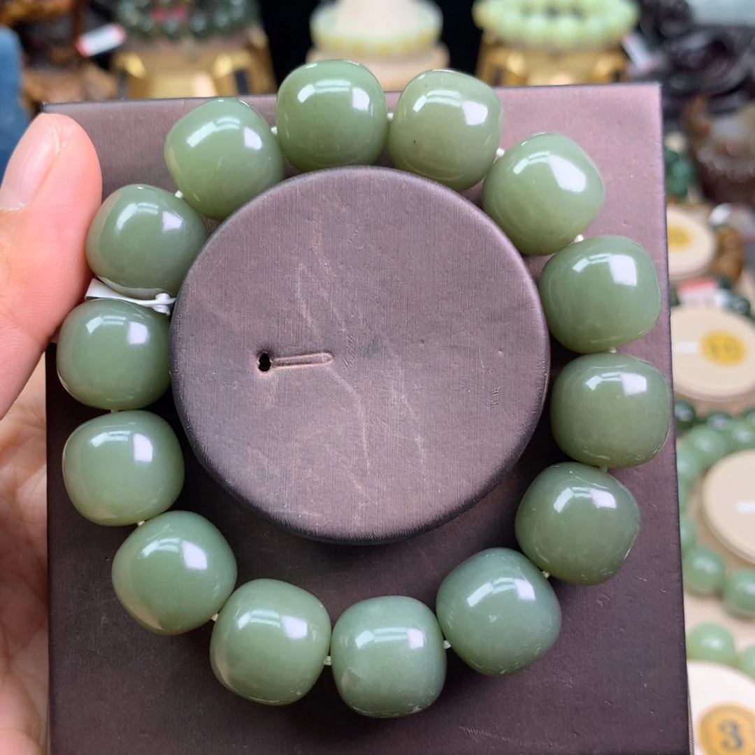 和田玉未镶嵌手链