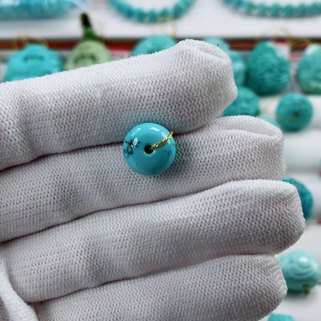 绿松石车挂未镶嵌