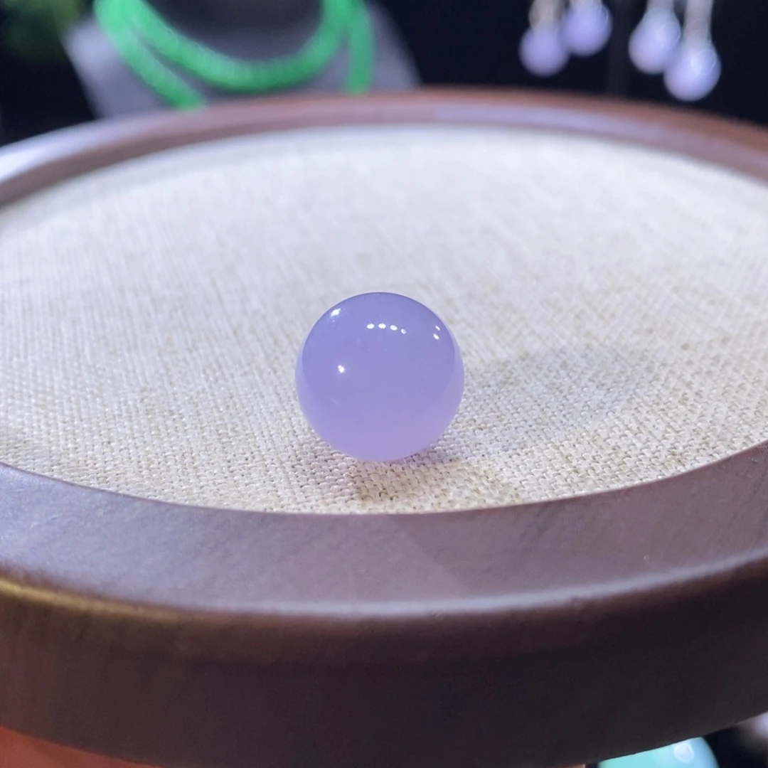 翡翠未镶嵌颈饰红紫（粉春）12+