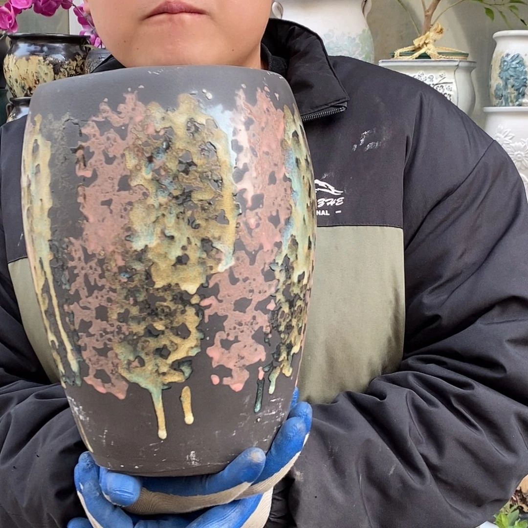 花盆紫砂口18高27福利