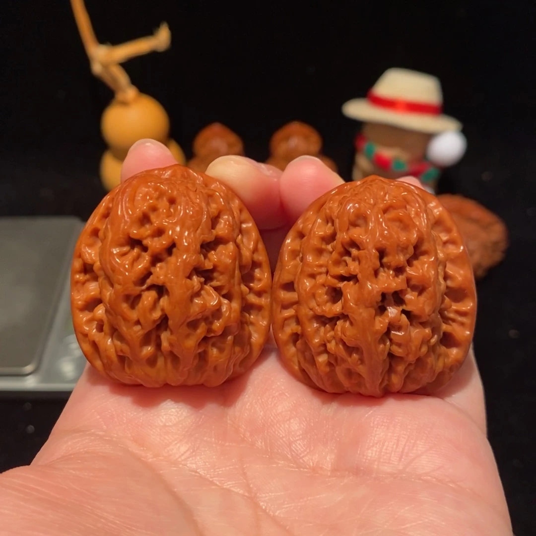 文玩核桃把件37尺将军膀466