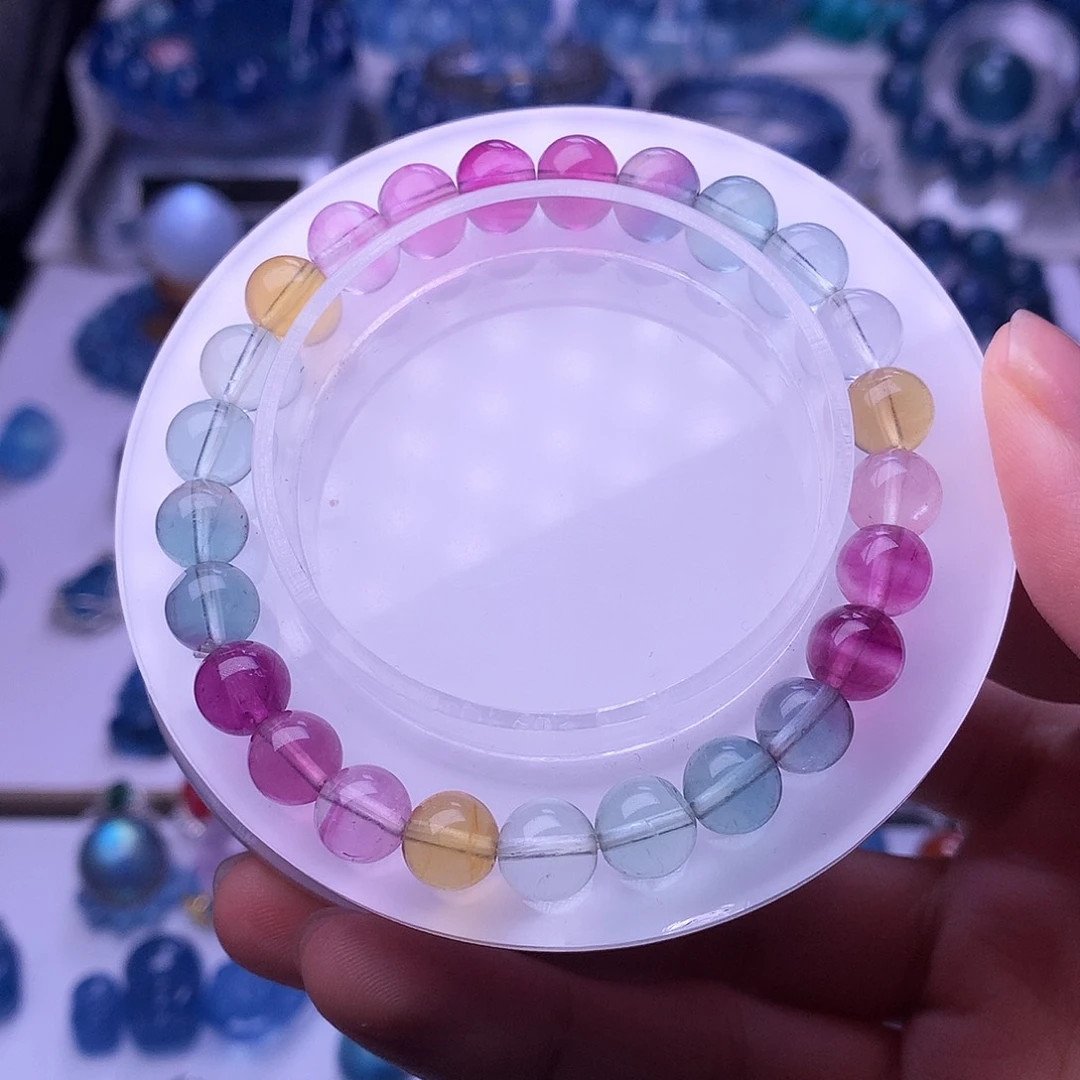 未镶嵌手链水晶多样性