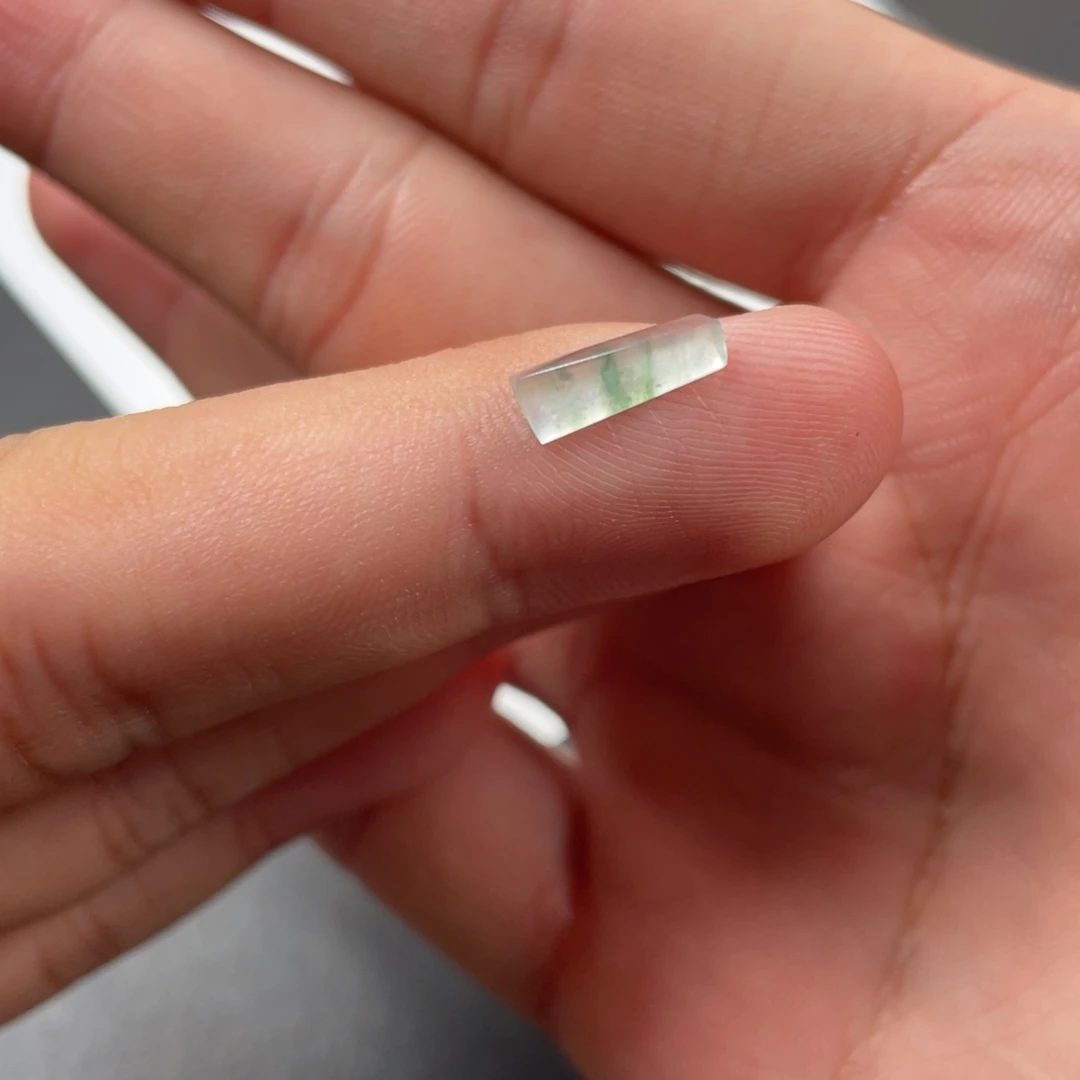 翡翠未镶嵌挂件天然缅甸翡翠柱子