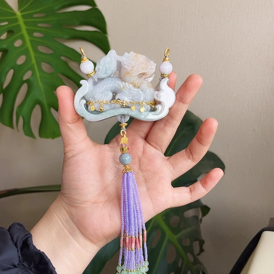 【闪购商品】翡翠吊坠(赠链)未镶嵌 龙