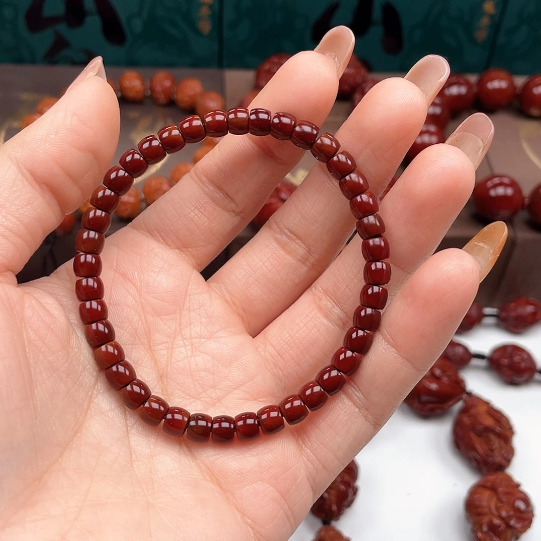 橄榄核手串别**靓核尖手串