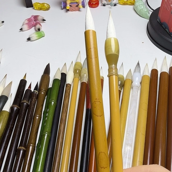 毛笔书法作品两支