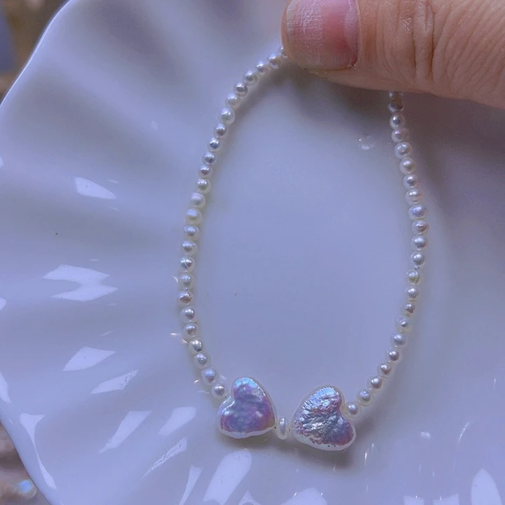 淡水珍珠手绳合金