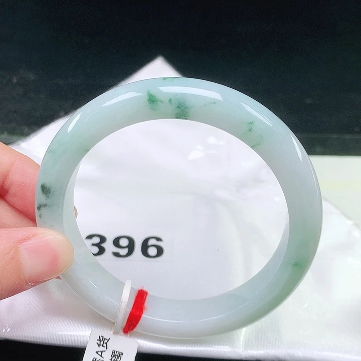 未镶嵌手镯翡翠62圈口396