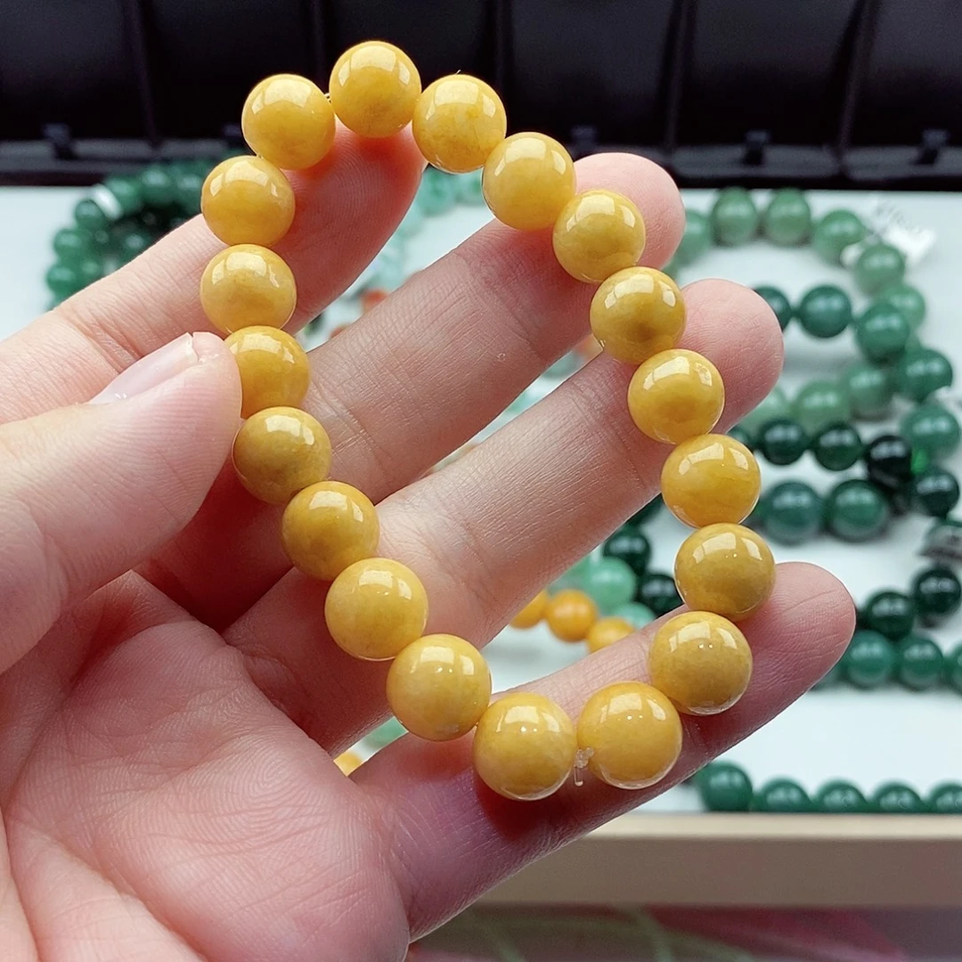 翡翠未镶嵌毛衣链