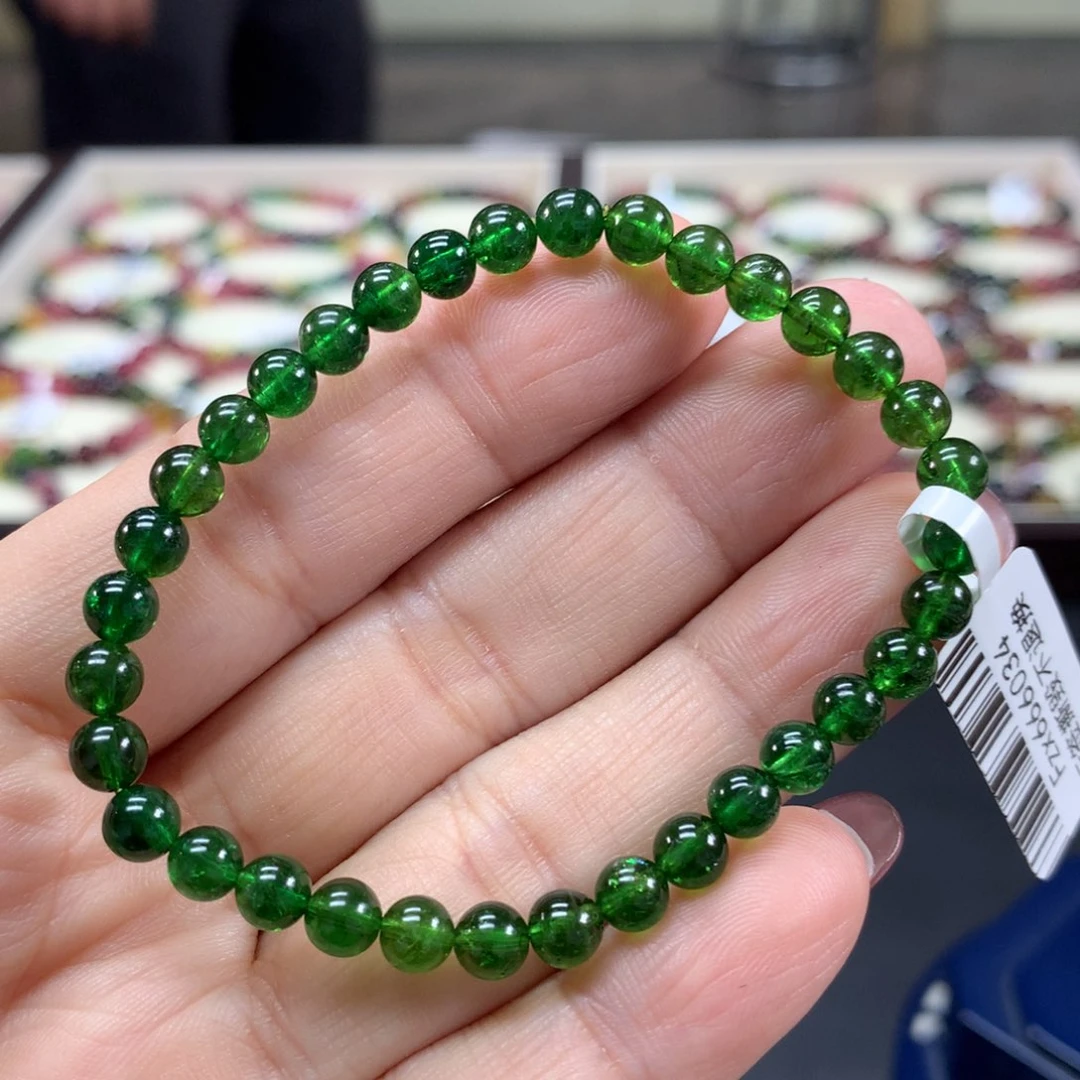 碧玺手链未镶嵌你***谁5.5毫米左右