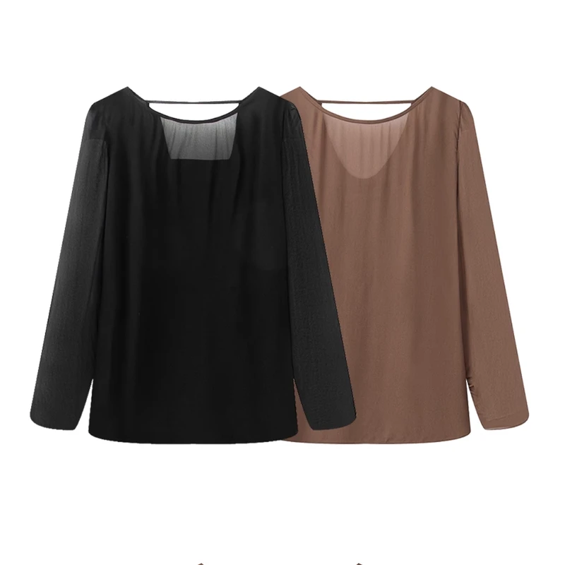 &艾家同款2025夏季新款轻奢冰丝长袖防晒两件套含吊带-51515012W