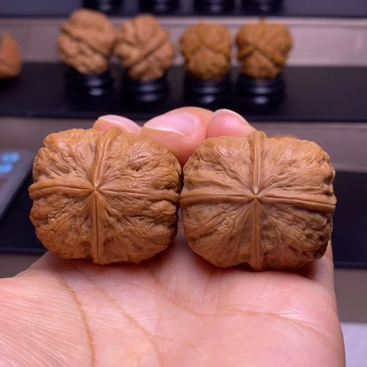 把件文玩核桃八方凤玺25