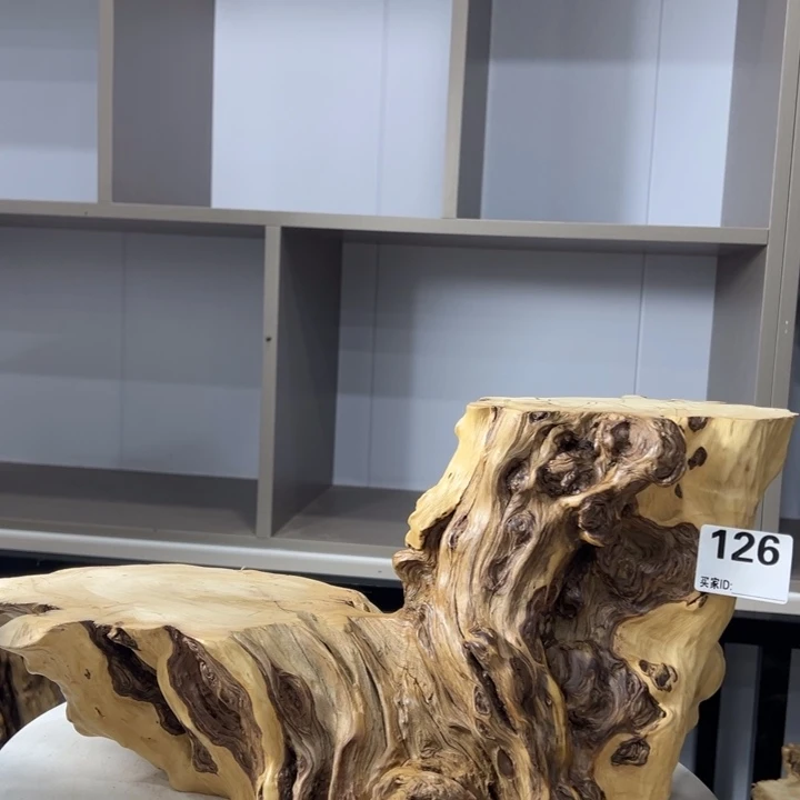 木石榴木榴疤双台底座