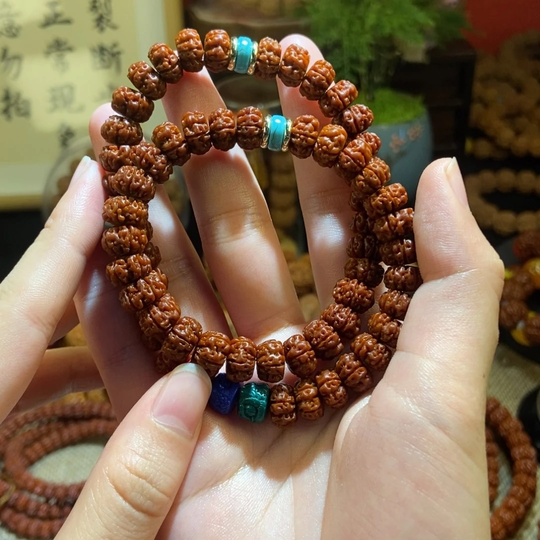 金刚菩提吊坠Y*人105树王双圈