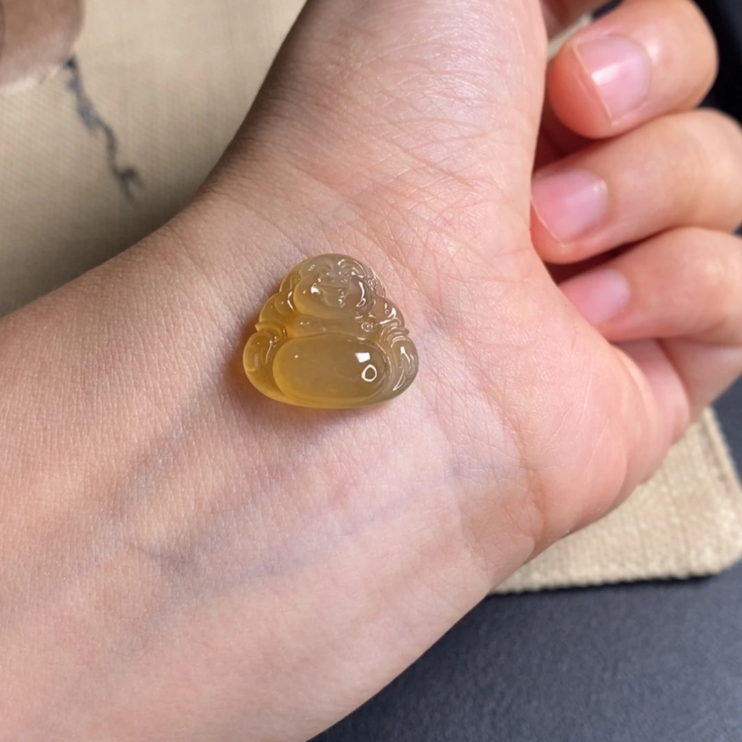 颈饰未镶嵌翡翠佛公
