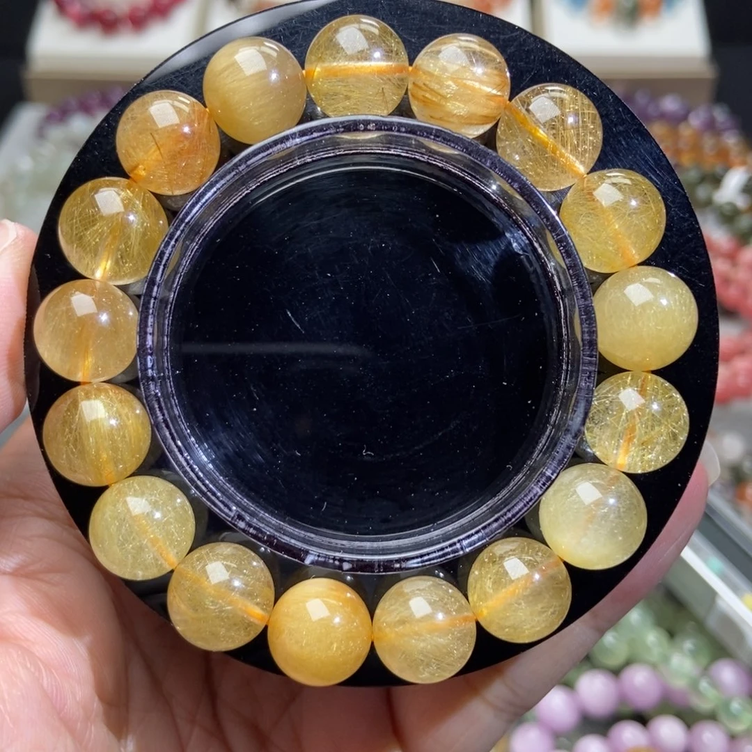 无非金属维纳斯金发晶手链