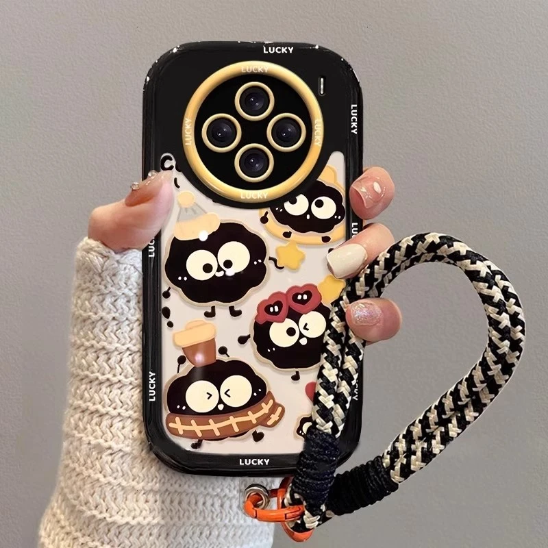 适用vivox300pro新款手机壳x200s硅胶x200ultra防摔x100s幸运煤球