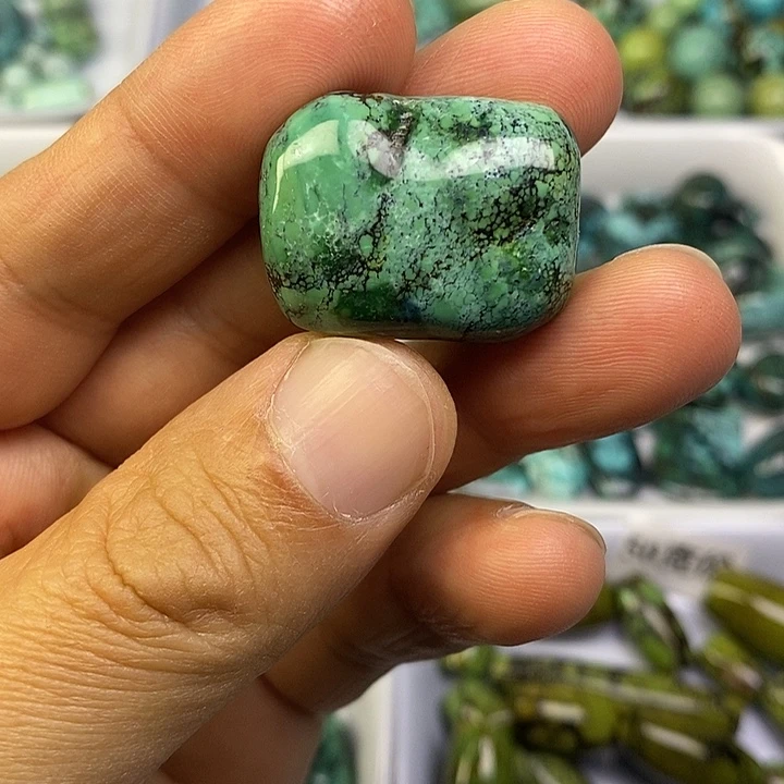 未镶嵌高瓷翠绿方糖锁骨