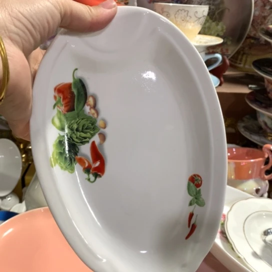 瓷片微瑕陶瓷处理介意请慎拍长22厘米