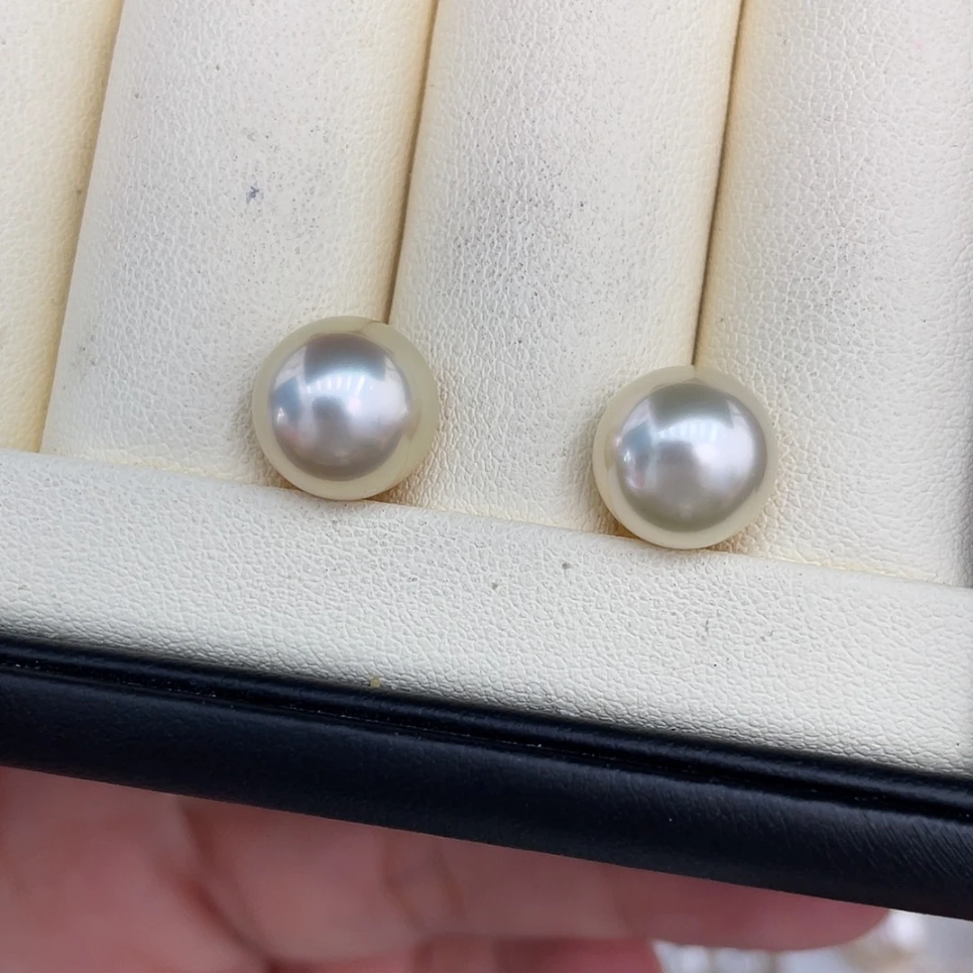 定制海水珍珠未镶嵌裸珠干枯10-11mm