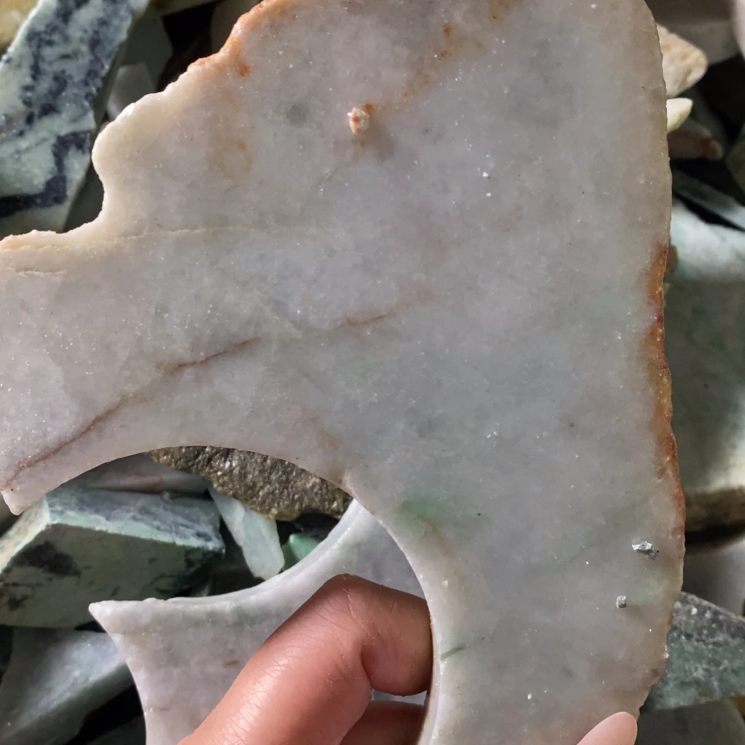 颈饰未镶嵌翡翠天然翡翠