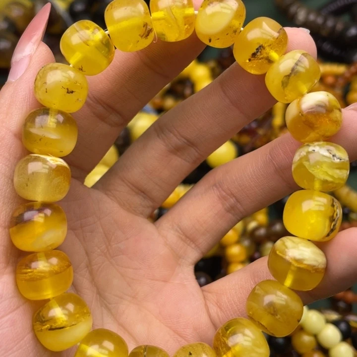 琥珀未镶嵌珠宝奇石
