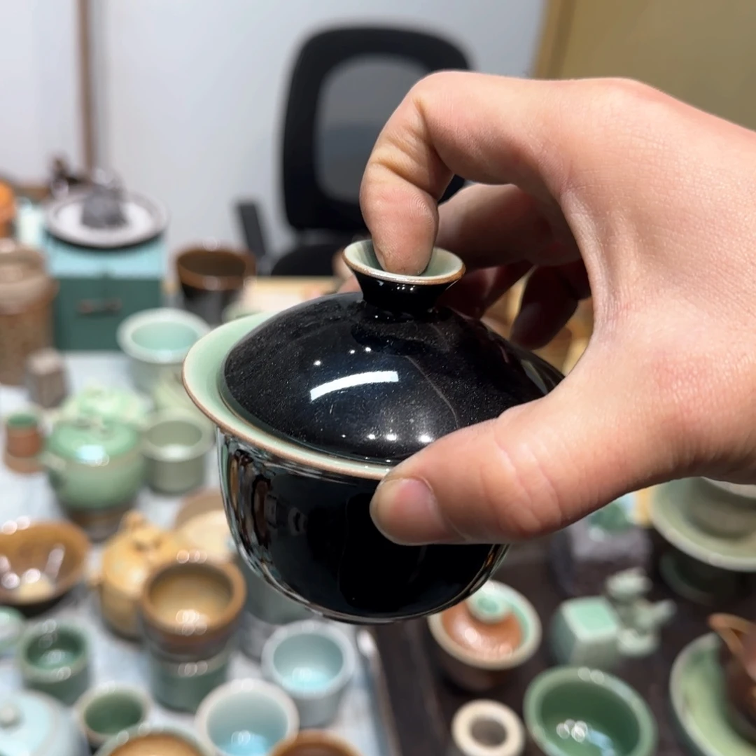 小金茶具青瓷茶器