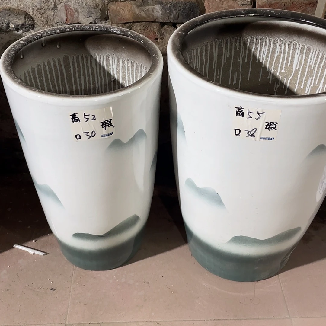 高山水画套二搭配托盘微瑕