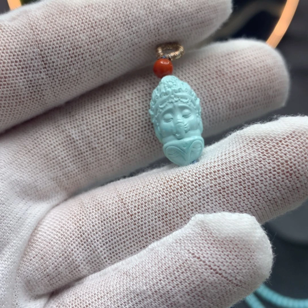 绿松石挂件未镶嵌