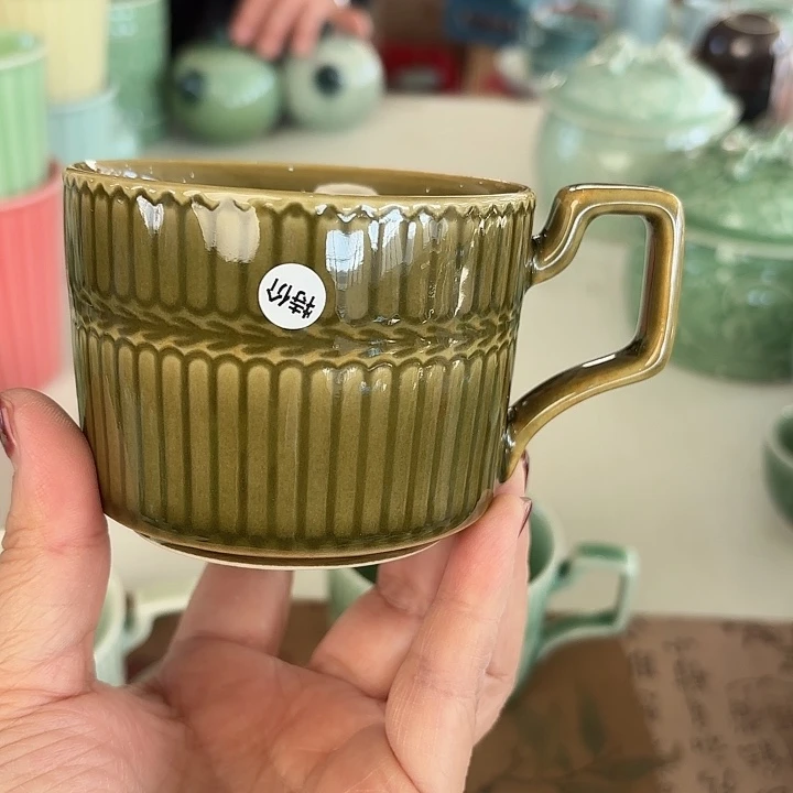 龙泉云间青瓷小米茶器