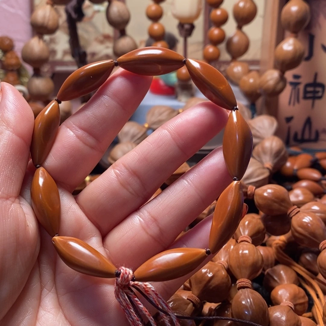 橄榄核手串/手链1.1柳叶核