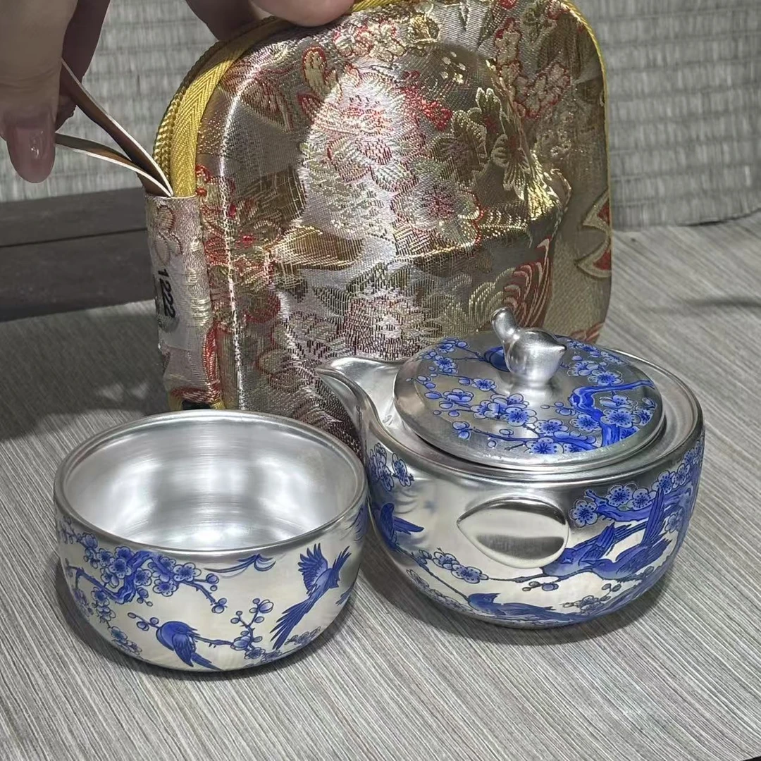 【中国邮政专属链接】周鸿杰鎏银喜上眉梢旅行快客杯1222
