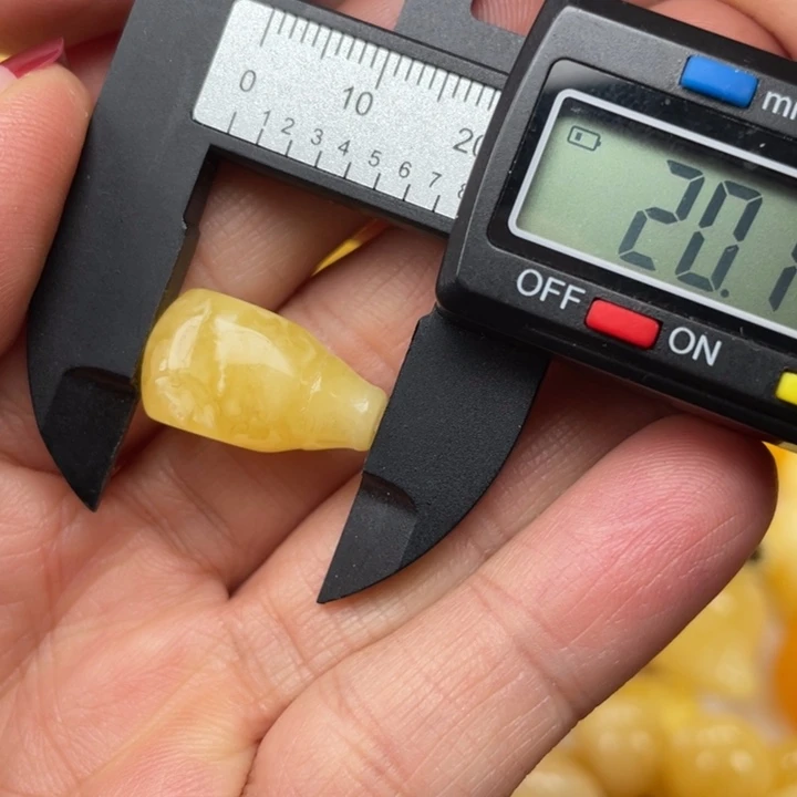 裸石蜜蜡未镶嵌蜜蜡三通