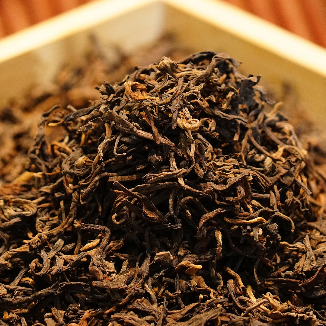 2018年 易武薄荷塘 古树散茶 头春头采 普洱熟茶
