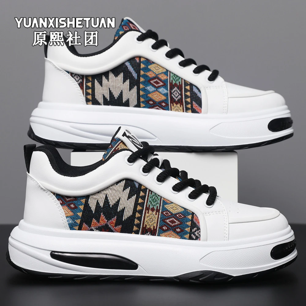 【专柜品质】秋冬新款时尚百搭休闲潮男鞋软底软面舒适耐穿板鞋运动