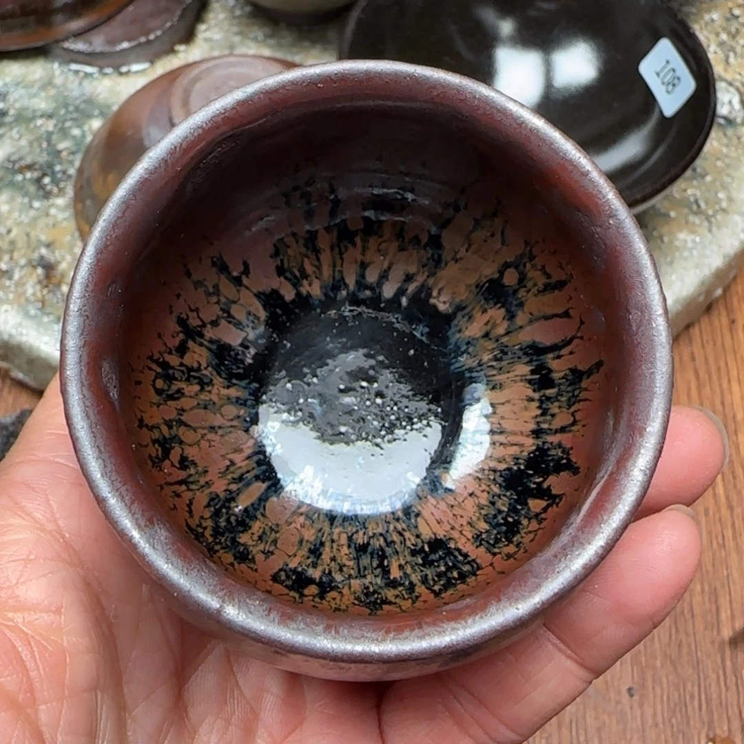 十****柴烧建盏茶盏茶杯815