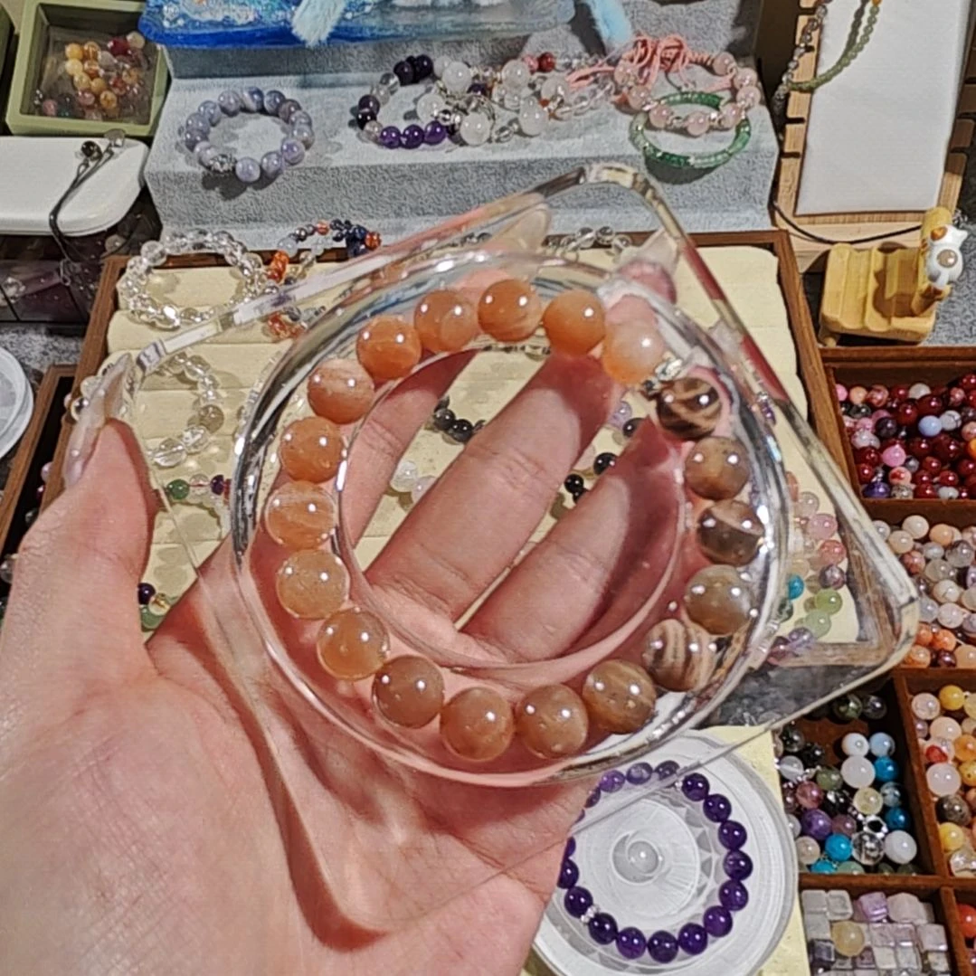 手链未镶嵌水晶橙月光骨干幽灵